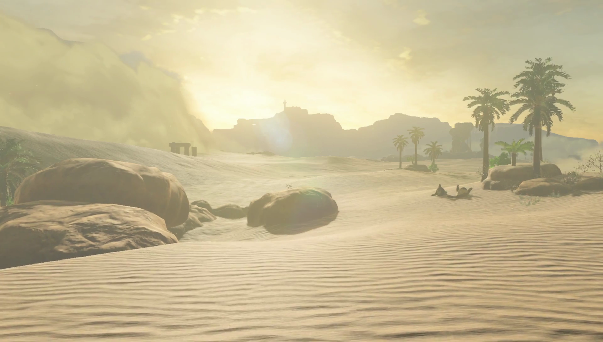 Gerudo-Wüste in Breath of the Wild auf dem Weg zum Wüstenbasar und nach Gerudo-Stadt
